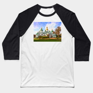 St Sofia&#39;s Cathedral, Kiev Baseball T-Shirt